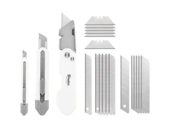 Set of knives with replaceable blades BRADAS DIY-KNWL191809/SET1B