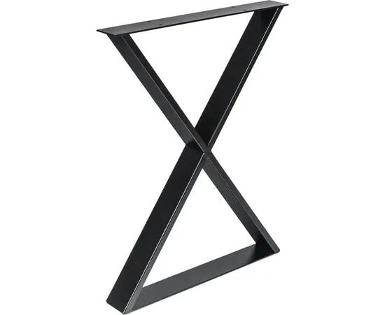 Table leg REI X-shaped 5-914.6071.18P black 710х600 mm