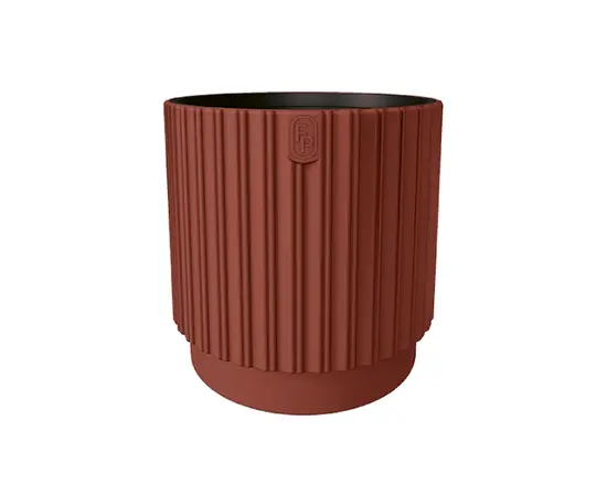 ქოთანი ყვავილის FORM PLASTIC Mika Cyli 40 pearl rust
