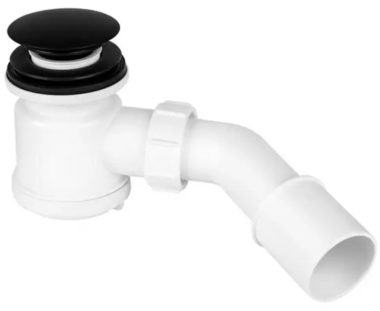 Shower tray siphon McAlpine HC26CLMB black