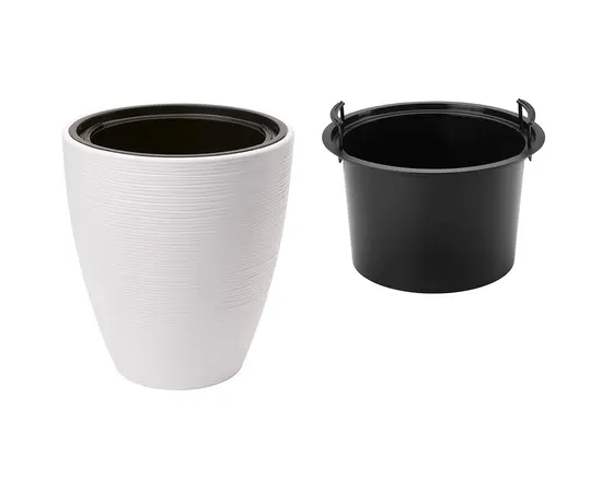 ქოთანი ყვავილის FORM PLASTIC Gobi 30 white