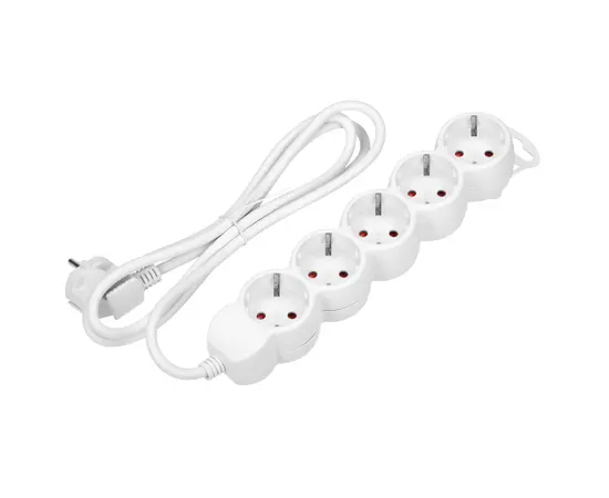 Extension ORNO 5x3m 3x1.0mm Schuko white