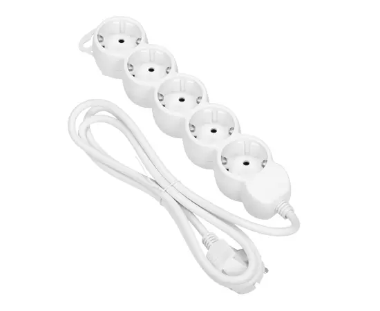 Extension ORNO 5x3m 3x1.0mm Schuko white