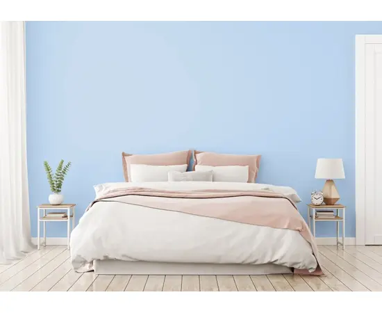 Interior paint test Magnat Kolor Love 25 ml KL27 light blue