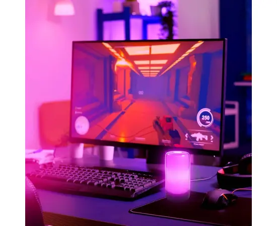 Лампа настольная V-TAC 8W 405871 100х188 RGB черный