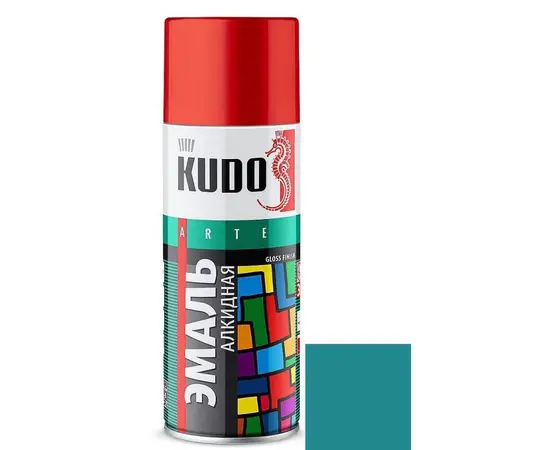 Enamel universal Kudo KU-1020 Ral 5018 turquoise 520 ml