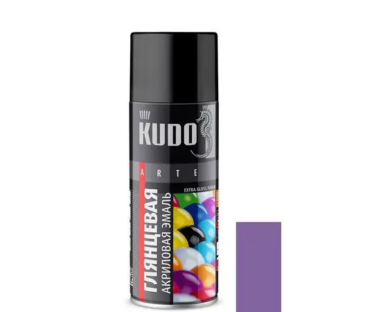 Aerosol enamel Kudo RAL4005 purple glossy 520ml