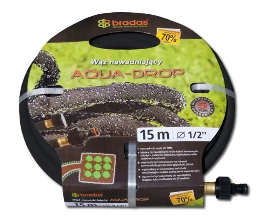 შლანგი მოსარწყავი BRADAS AQUA-DROP 1/2" 15 მ WAD1/2015