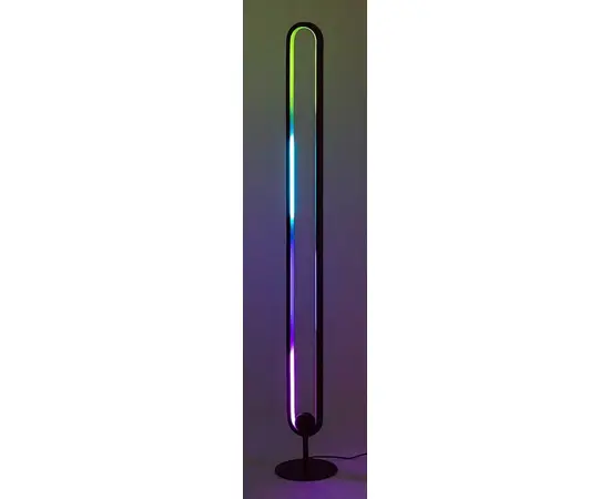 Торшер Rabalux BARTO LED 19W h1250 RGB металл черный 74051