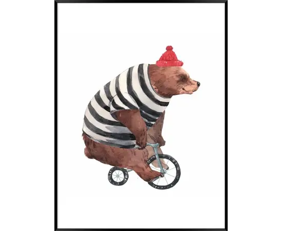 Картина в рамке Styler AB164 BEAR 50X70