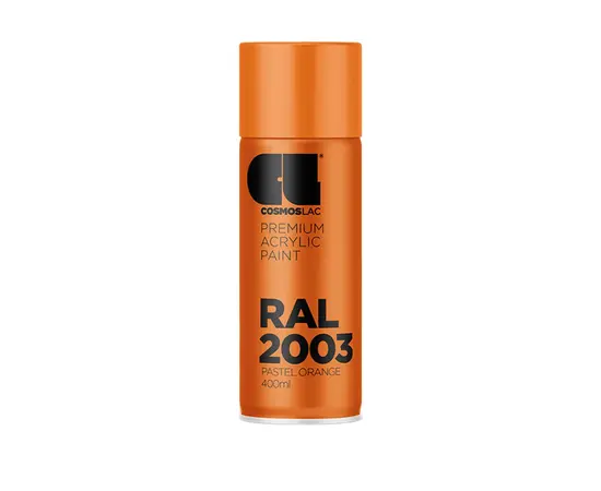 Lac-spray paint Cosmos Lac COSMOS RAL 2003 pastel orange 400 ml