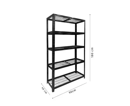 სტელაჟი ლითონის RHU40-5C 1800x900x400/5