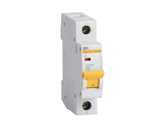 Circuit breaker IEK ВА47-29М MVA20-1-001-C 4,5kA 1A 1P C