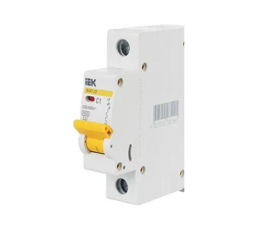 Circuit breaker IEK ВА47-29М MVA20-1-001-C 4,5kA 1A 1P C
