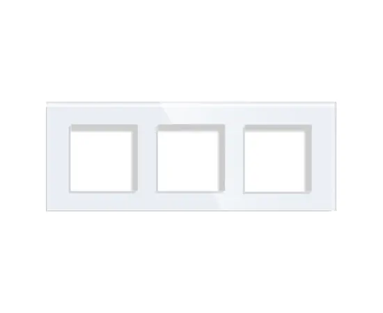 Frame Elegant Smart Home 3 glass white