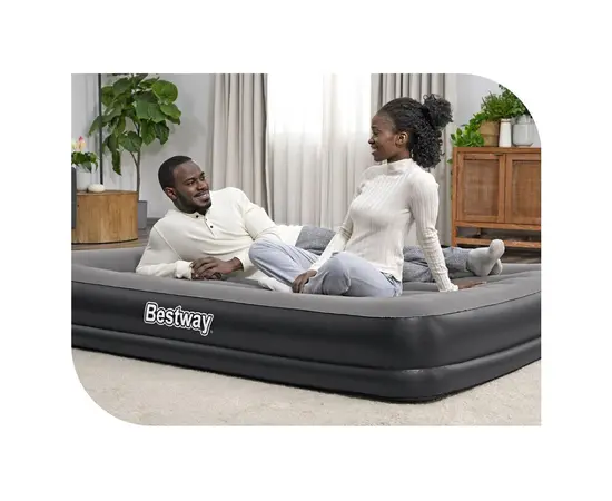 Inflatable mattress dark gray Bestway 203x152x36 cm