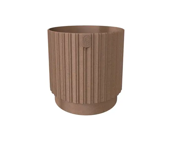 ქოთანი ყვავილის FORM PLASTIC Mika Cyli Petit 18 Eco Wood natural wood