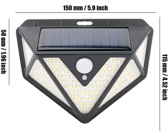 კედლის სანათი AIMON LED solar SH017