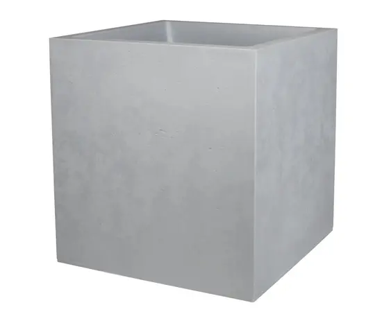 ქოთანი პლასტმასის EDA Plastiques POT CARRE BASALT 39,5 x 39,5 x 43,5სმ 31ლ