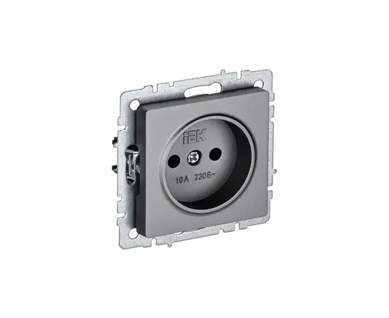 Socket IEK BRITE 10A RS10-1-0-BrS without frame