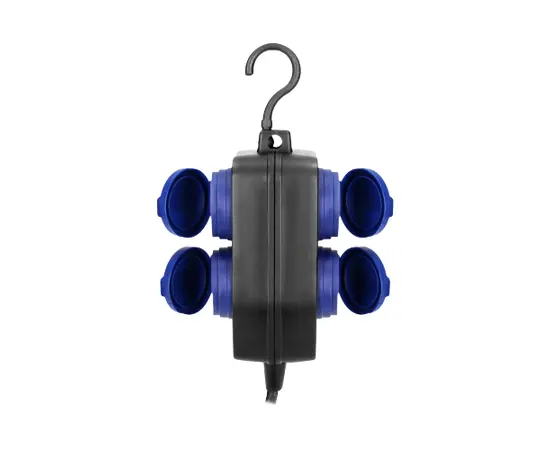 Удлинитель ORNO 4х5м 3x1,5мм Schuko крючок IP44