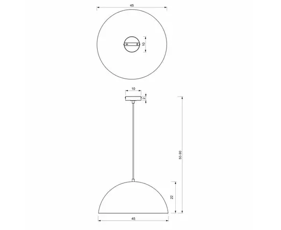 Подвес Milagro MLP8287 BETA 1 E27 Ø45см зеленый золото
