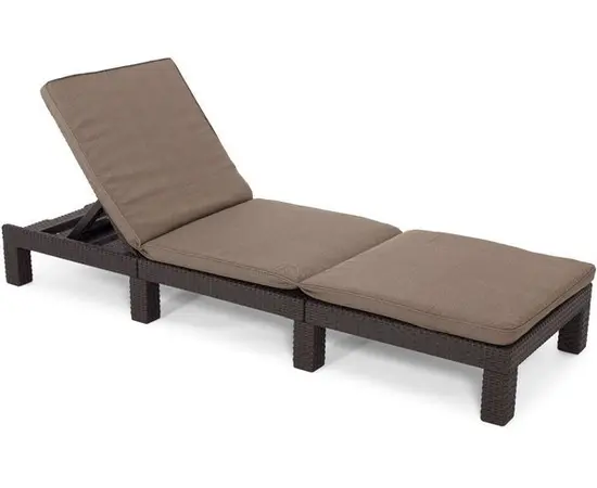 შეზლონგი მოწნილი KETER ყავისფერი 195x65x25,5