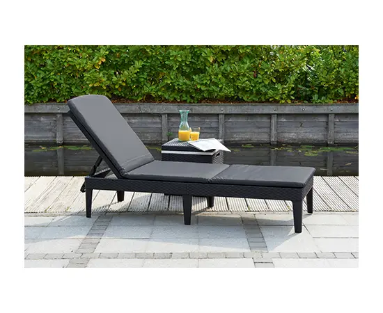 შეზლონგი მოწნილი KETER ყავისფერი 195x65x25,5