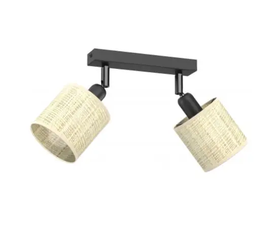 Spot Luminex Rattan 2 E14 L200 Ø100 h100 black rattan 5295