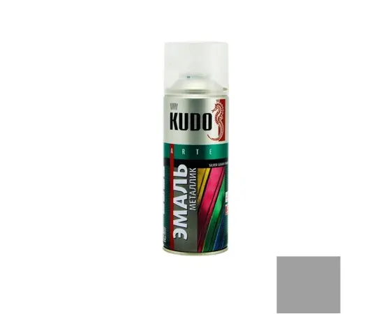 Enamel universal metallic KUDO KU-1026 silver grain 520ml