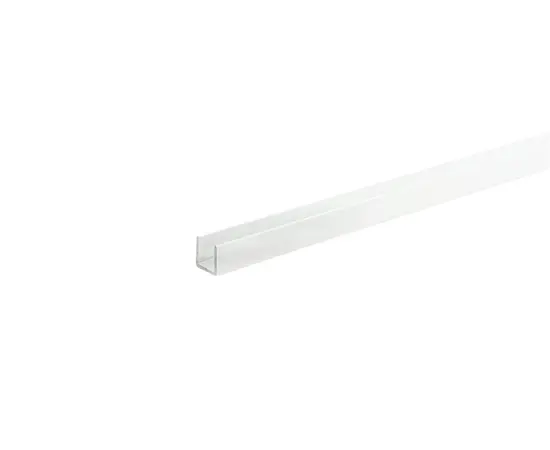 Aluminum corner U-shaped  Arcansas white 8x8x1000 mm