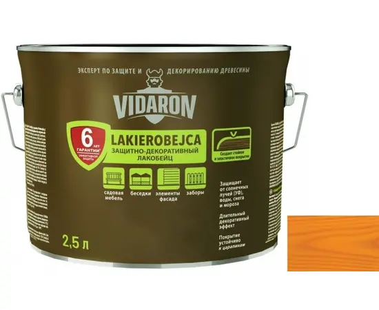 Пропитка по дереву Vidaron Lakobeyc 2.5 л L03 белая акация