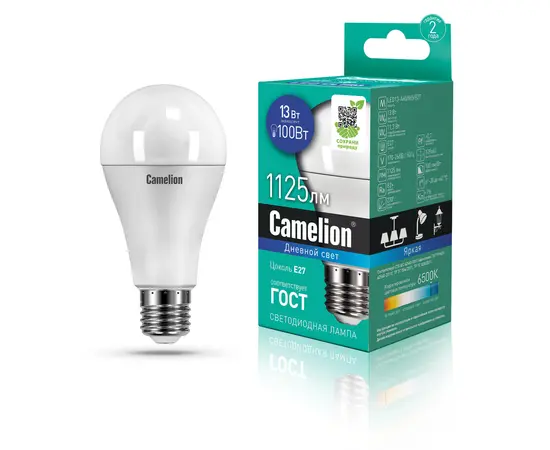 Светодиодная лампа Camelion LED13-A60/865/E27 13 W