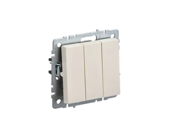 Switch without frame IEK BRITE 3 10A VS10-3-0-BrB
