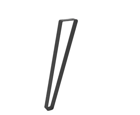 Table leg REI 2-903.710.18P black 710 mm