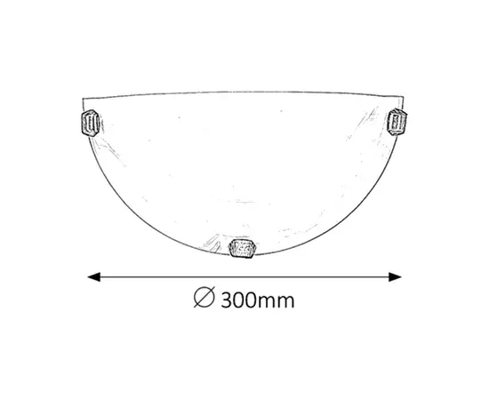 Бра Rabalux 3003 Alabastro 1 E27 60w белый
