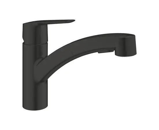 სამზარეულოს ონკანი Grohe Start OHM Black DUAL SPRAY LOW SPOUT 303072431