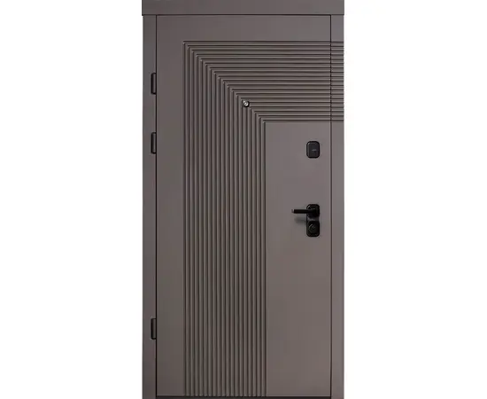 Дверь металлическая внутренее открывание Doors 877A ELITE 980x2200 мм L антрацит
