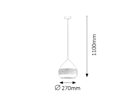 Подвес Rabalux Kaia 2279 E27 1X MAX 40W