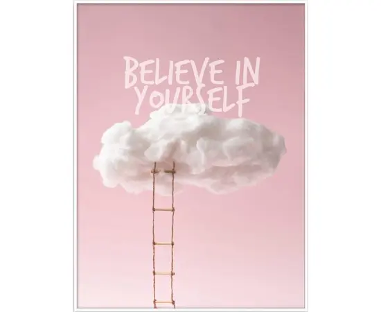 Picture in a frame Styler AB168 BELIEVE 50X70