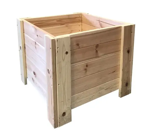 Planter unpainted Pihkva 46x45x40 cm