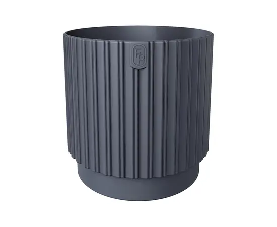 ქოთანი ყვავილის FORM PLASTIC Mika Cyli Petit Eco Recycled 26 anthracite
