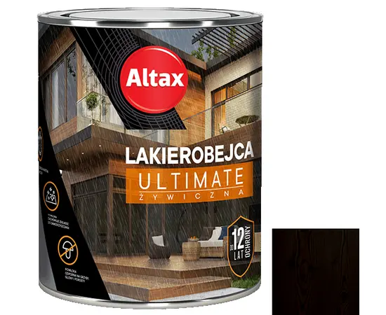 Лак фасадный Altax Ultimate черный 0.75 л