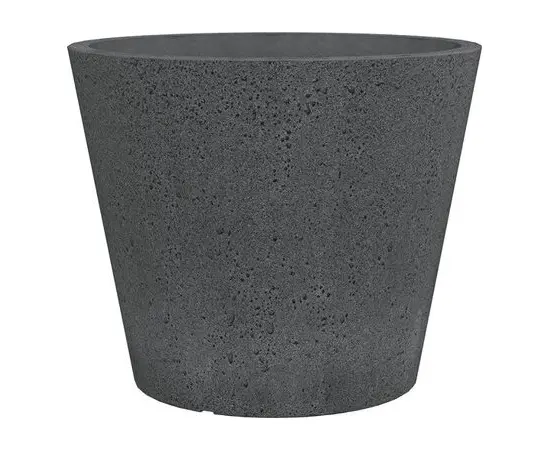 Горшок пластиковый Scheurich STONY BLACK 49/238 C-CONE 49