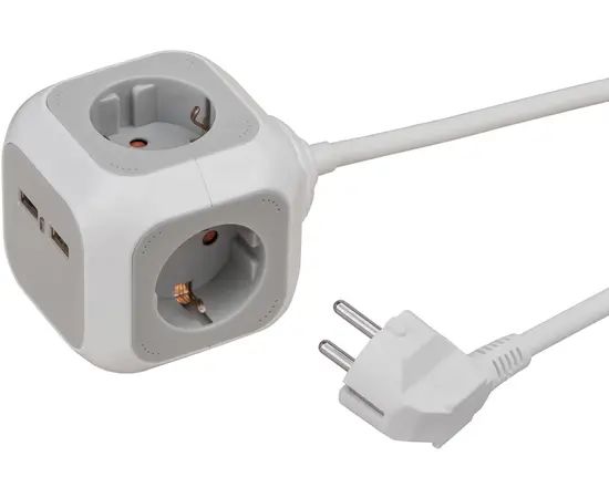Extension cube 4 Brennenstuhl 1.4m USB ALEA-Power