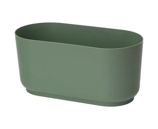 ქოთანი ყვავავილის FORM PLASTIC Satina box 27 მწვანე ჩაის 4292-085