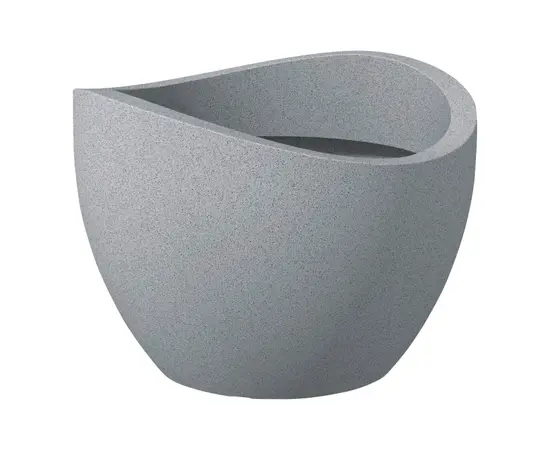 ქოთანი პლასტმასის ეზოსთვის Scheurich 250/60 PLANTER STONY GREY