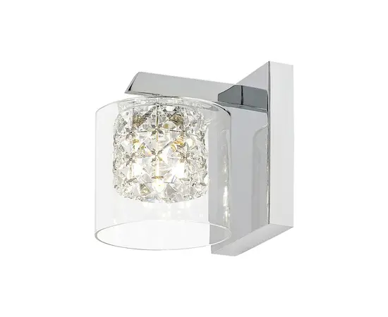 ბრა Rabalux DUCHESS LED 1 G9 h150 L120 ქრომი გამჭირვალე 3113