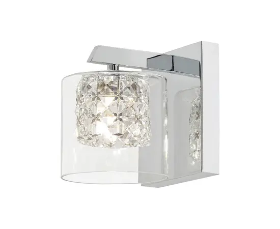 ბრა Rabalux DUCHESS LED 1 G9 h150 L120 ქრომი გამჭირვალე 3113