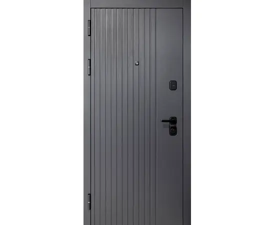 Дверь металлическая внутренее открывание Doors 717A STRONG 980x2200 мм L антрацит